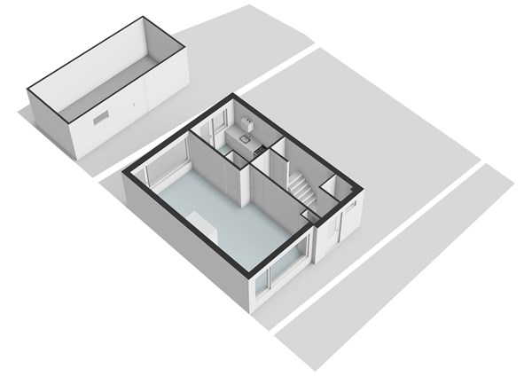 Plattegrond - Zingerskamp 23, 1251 PJ Laren Nh - Zingerskamp 23 - Laren - Begane grond - 3D  _2.jpg